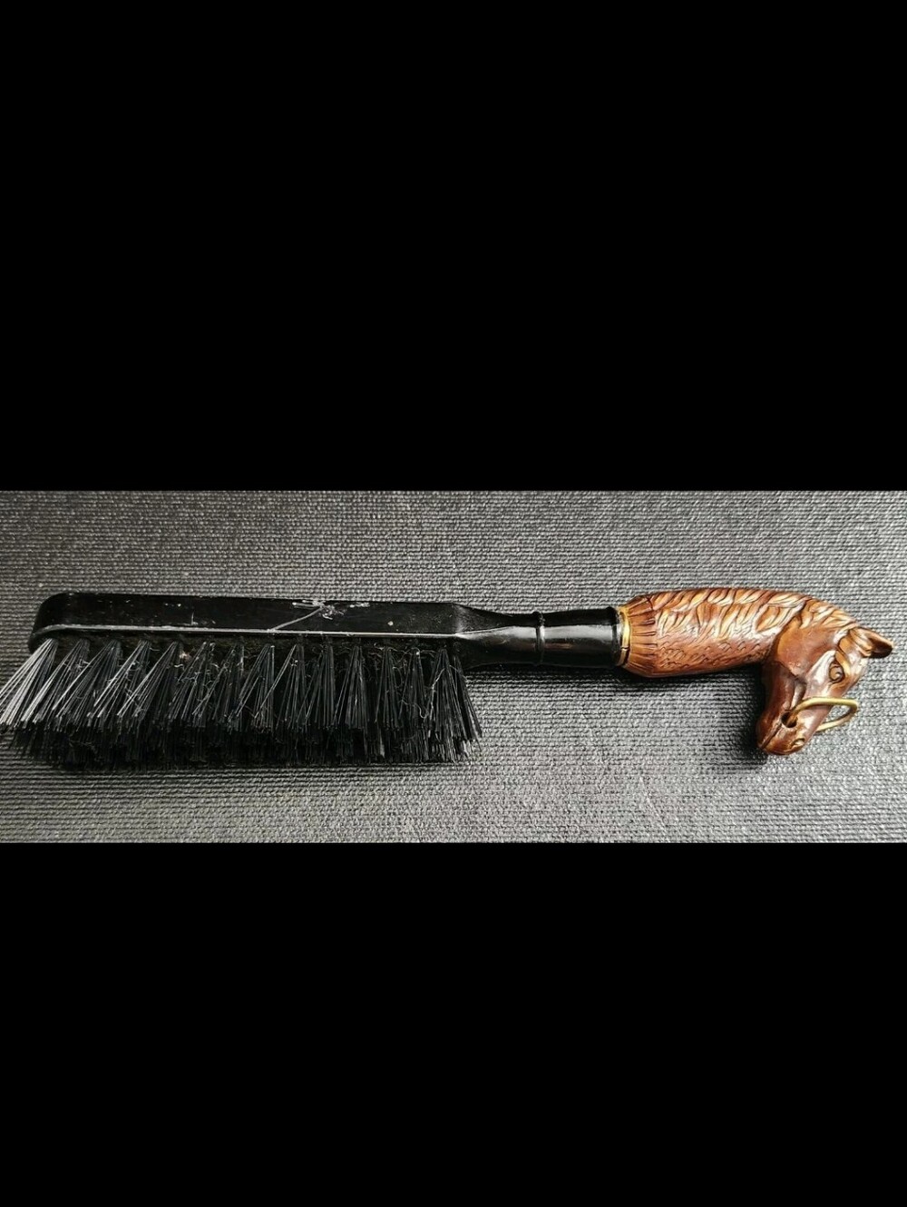 Vintage Horse Head Shoe Brush Made In Japan Good Condition